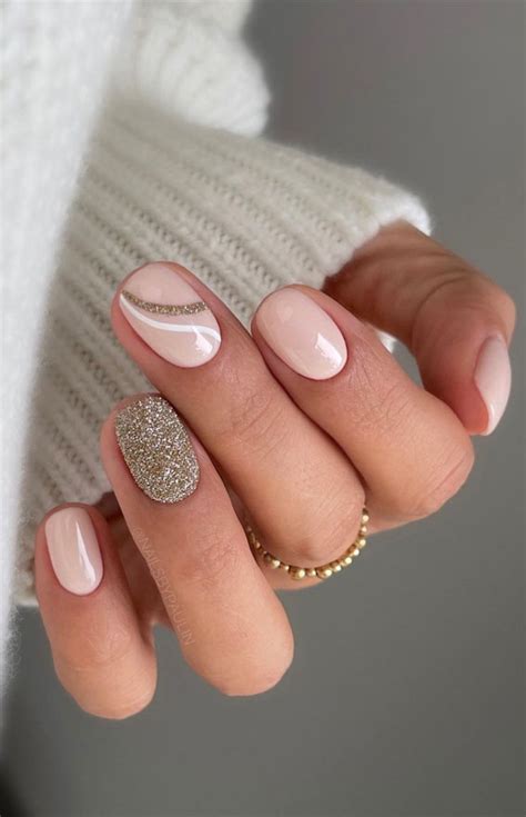 short nude nails|30 Short Nail Designs That Prove Longer Isn't Always Better.